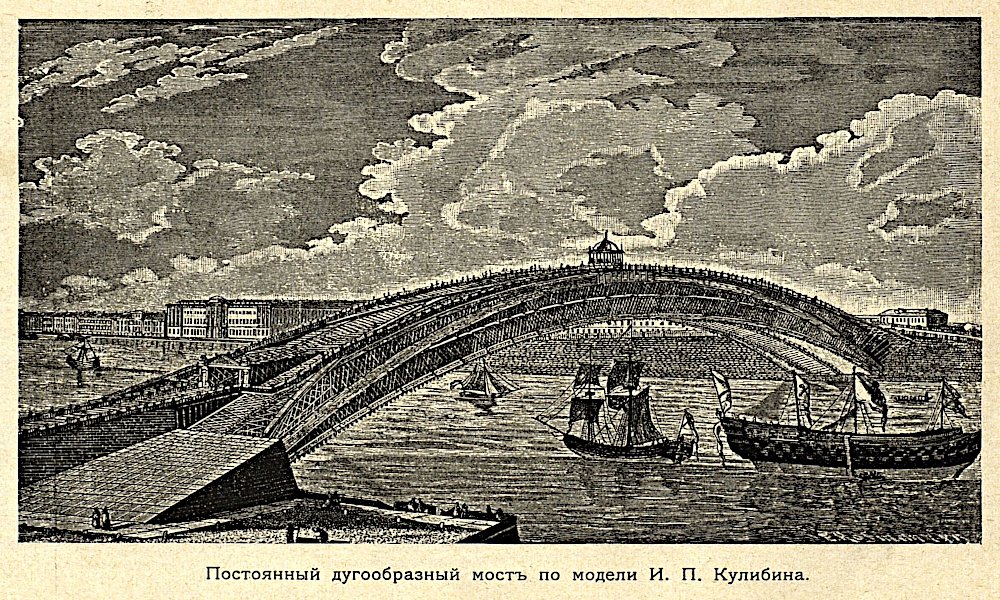 Мост по модели И.П. Кулибина